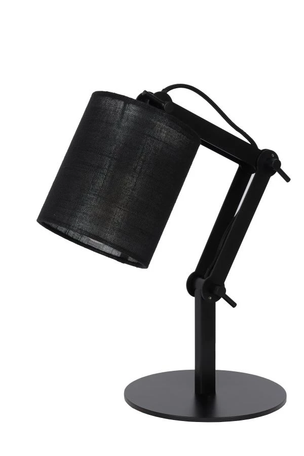 Lucide TAMPA - Bureaulamp - 1xE27 - Zwart - uit